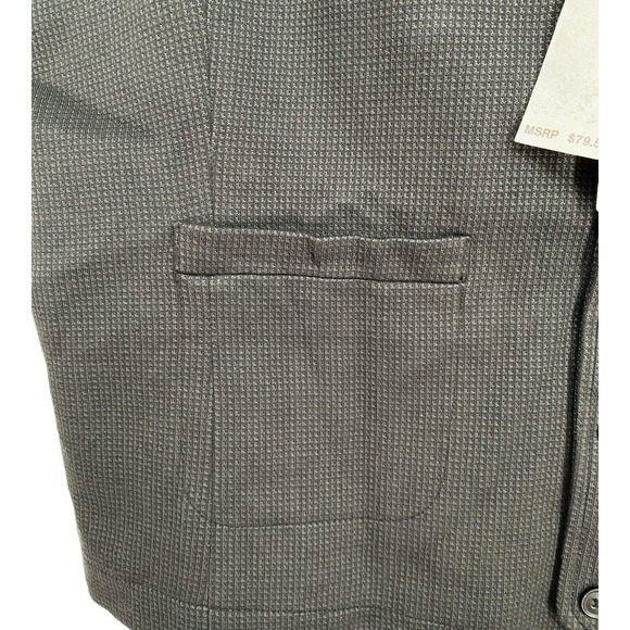 NWT Perry Ellis‎ Gray Slim Fit Sleeveless Suit Vest Men's Size XXLarge - Picture 4 of 10